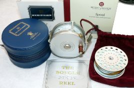 REEL & SPOOL: Hardy Bougle Mk 1V alloy fly reel, 3.25