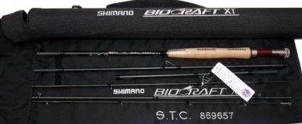 ROD: Shimano BioCraft XT 7 piece graphite travel fly rod, 8'6