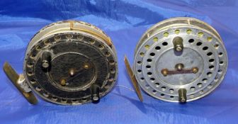 REELS: (2) Pair of early Flick-Em alloy reels, 4.1