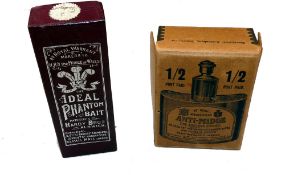 HARDY BOXES: (2) Hardy Anti midge card box in as new condition, all metal corners intact with full