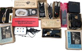 BITE ALARMS: (9) Collection of classic and vintage electric bite alarms incl. a rare Dick Walker