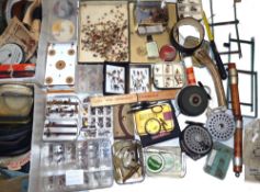 ACCESSORIES: Collection of mainly game fishing accessories, incl. Wheatley and other fly boxes,