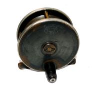 REEL: Fine Hardy half ebonite and brass 3