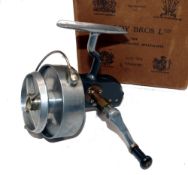 REEL: Fine Hardy Altex No.3 MkV spinning reel, LHW folding handle, full spring bail working well,
