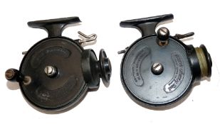 REELS: (2) Pair of Allcock Stanley threadline casting reels, in fine condition, Bakelite trout