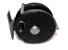 REEL: J W Young Valdex raised pillar alloy dry fly reel, 3