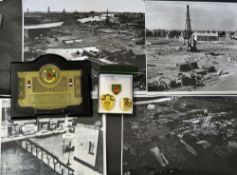 Presentation Plaque to Management Committee member 1952, celebrating 50 years of Welsh football plus