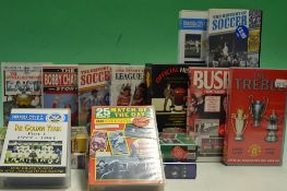 Box of Football videos to include Manchester United History, Matt Busby, Bobby Charlton, The