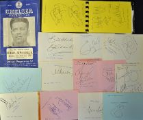 Autograph album packed with football player signatures circa early 1980s good content of