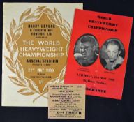 Arsenal: At Highbury Stadium 21 May 1966 the re-match between Henry Cooper and Muhammad Ali official