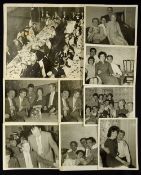 1958 Manchester Utd Busby Babes original private photos featuring Bobby Charlton (21st Birthday) &
