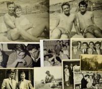 1956-1958 Manchester Utd Busby Babes original private photos with Eddie Colman, Mark Jones Eddie