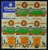 Wolverhampton Wanderers 1953/1954 football programmes season (Wolves Champions) v Tottenham Hotspur,