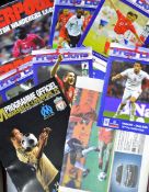 Collection of programmes including internationals, big matches and various club matches, also FA