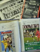 Hereford United football programmes league issues 1973-1986, FA Cup matches 1973-2006, FA Trophy