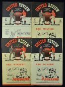 1947/1948 Manchester Utd football programmes v Arsenal (Record league attendance in England),