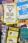 Assorted Selection of 1970/80 onwards Rugby League programmes, domestic and International