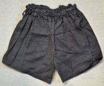 Bert Williams Wolverhampton Wanderers match worn club shorts in good condition. Note: The provenance