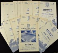Collection of 1956/1957 Sheffield Wednesday home programmes full season (apart from Wolves) plus