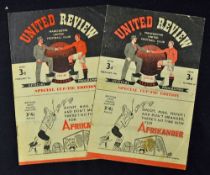 1947/1948 FA Cup matches Manchester Utd v Charlton Athletic (match played at Leeds Road,