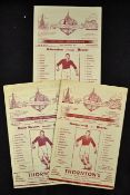 1950/1951 Hearts home match programmes v Motherwell, v Raith Rovers 1951/1952 v Hibernian. Good (3)