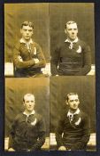 Rare collection of New Zealand Rugby League/Northern Union players postcards - 24x half portraits
