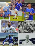 Assorted Selection of signed photographs and prints featuring G Zola, I Wright, S Campbell, J