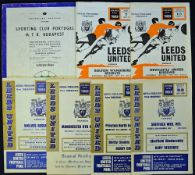 Mixed programme selection to include 1950/51 Millwall v Dundee Utd (Festival of Britain), Leeds