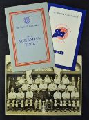 Scarce 1951 FA Tour of Australia/Tasmania Itinerary 12 page booklet with match dates/air travel