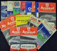Selection of International/Representative match programmes to include 1951 England v France, 1952