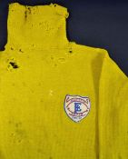 Bert Williams International inter-league yellow Goalkeepers Jersey 1949/1950 for the match at