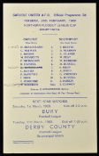 1968/1969 Northern Floodlit League Cup match Carlisle Utd v Southport at Brunton Park. Single