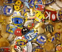 Assortment of badges to include Football and Rugby League most in excellent condition. Worth a