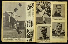 1945/1946 Comprehensive scrap book with newspaper cuttings, match reports, photos etc. covering