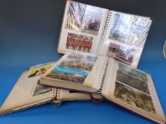 Four albums of early 20thC onwards postc