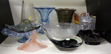 A collection of Deco to modern coloured