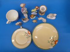 Two Clarice Cliff 'Ravel' plates, Worces