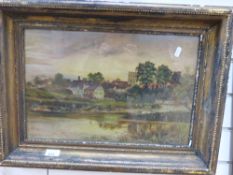 A framed and glazed Dutch School oil sig