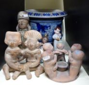 German relief decorated jardiniere, mezz