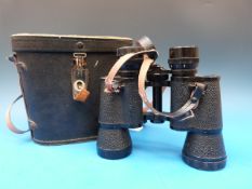A cased pair of Londoner 8 x 40 binocula