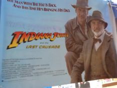 Three Indiana Jones film posters compris