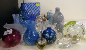 A large collection of glass including Is