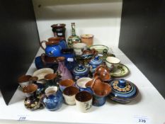 A quantity of Torquay Ware pottery inclu