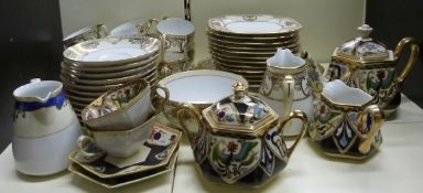 A Noritake tea for two together with a f