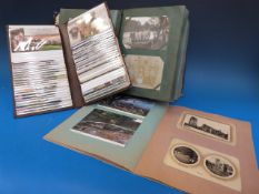 Three albums of postcards including Cobh