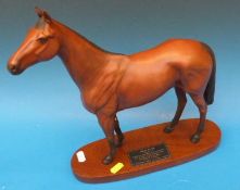 A Beswick model of Red Rum on plinth
