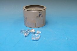 Swarovski crystal five piece miniature b