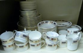 A largely 12 place setting Coalport Marl