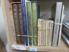 A collection of volumes signed Ted Hughe