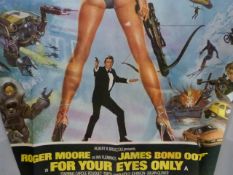Two James Bond film posters comprising L
